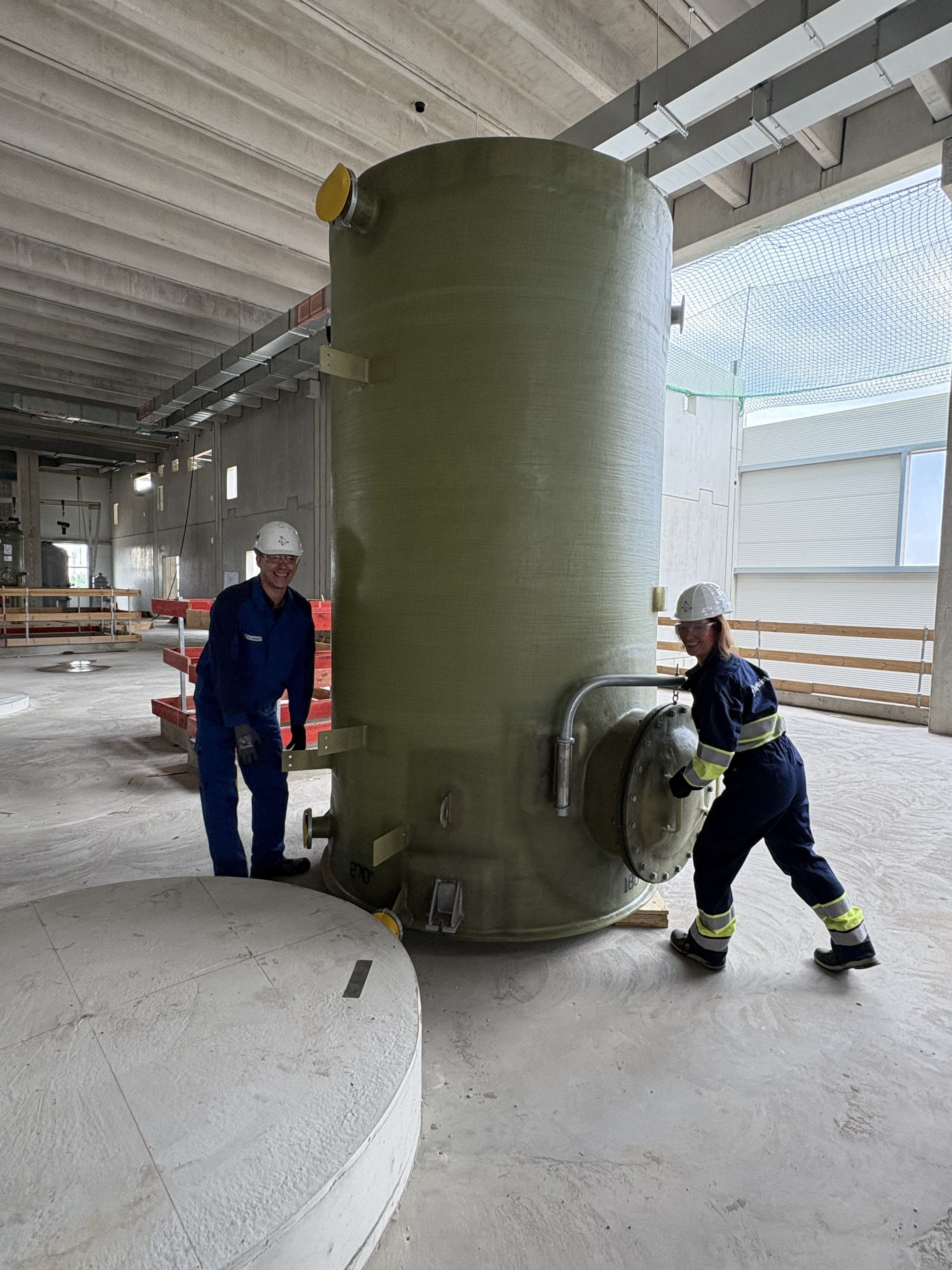 Inside the plant